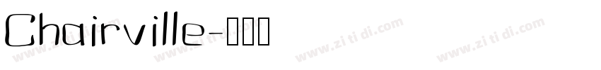 Chairville字体转换