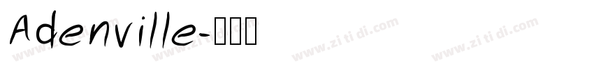 Adenville字体转换
