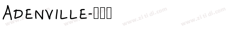 Adenville字体转换