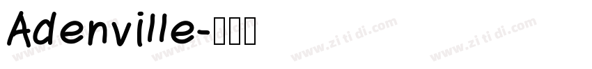 Adenville字体转换