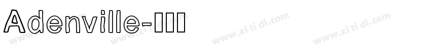 Adenville字体转换