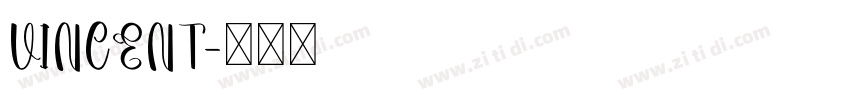 VINCENT字体转换