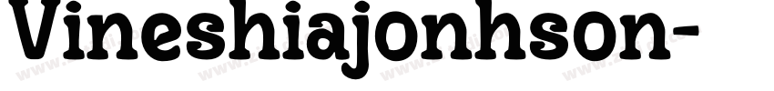 Vineshiajonhson字体转换