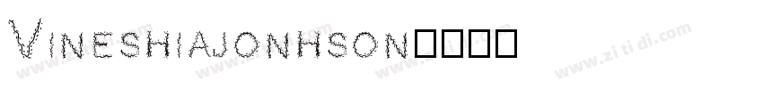 Vineshiajonhson字体转换