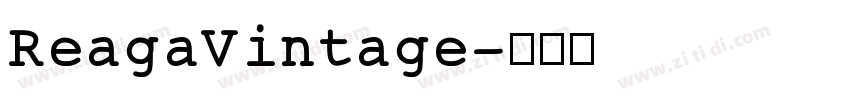ReagaVintage字体转换