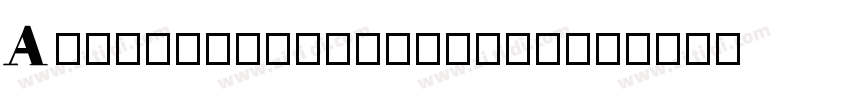 ArberVintageExtended字体转换