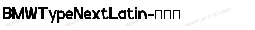 BMWTypeNextLatin字体转换