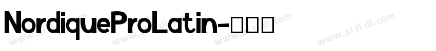 NordiqueProLatin字体转换