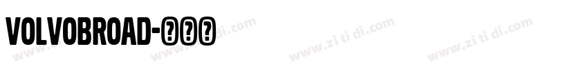 VolvoBroad字体转换