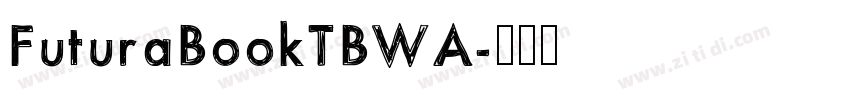 FuturaBookTBWA字体转换