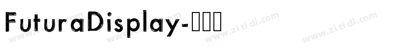 FuturaDisplay字体转换