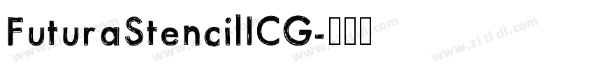 FuturaStencilICG字体转换