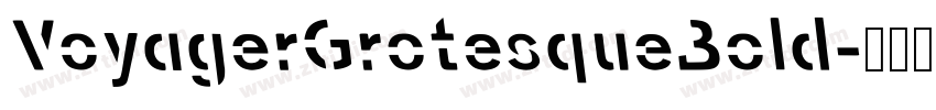 VoyagerGrotesqueBold字体转换