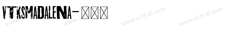 VtksMadalena字体转换