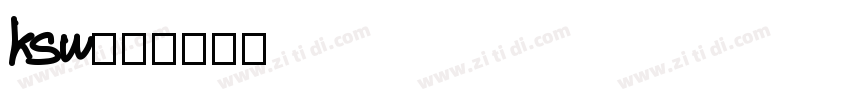 ksw般若字体转换