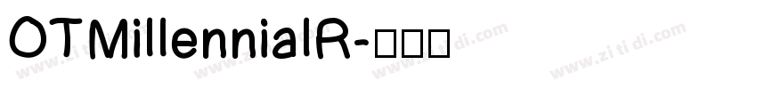 OTMillennialR字体转换