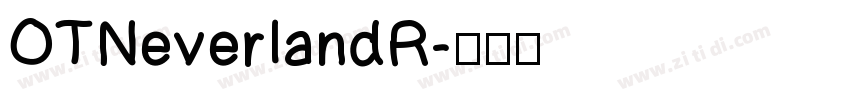 OTNeverlandR字体转换