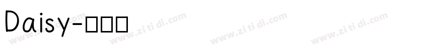 Daisy字体转换