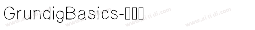 GrundigBasics字体转换