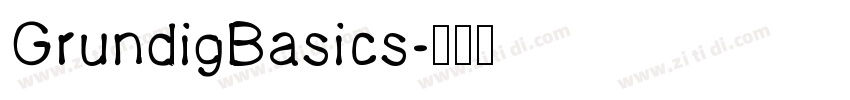 GrundigBasics字体转换