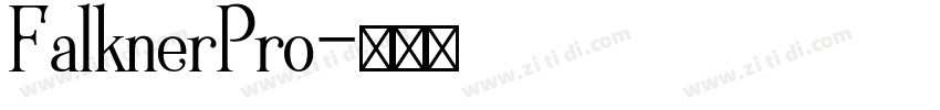 FalknerPro字体转换
