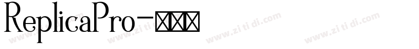 ReplicaPro字体转换