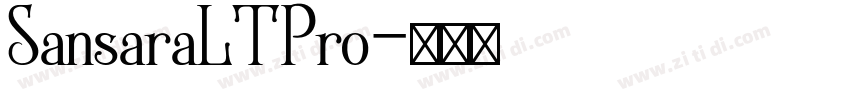 SansaraLTPro字体转换