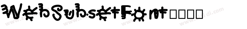 WebSubsetFont字体转换