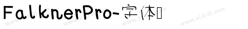FalknerPro字体转换