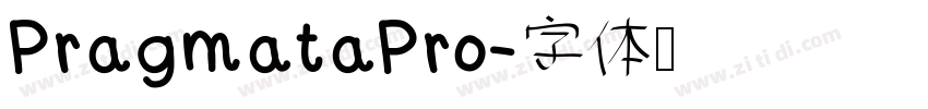 PragmataPro字体转换