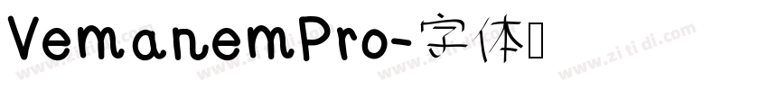 VemanemPro字体转换