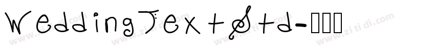 WeddingTextStd字体转换