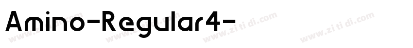 Amino-Regular4字体转换