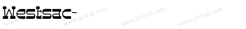 Westsac字体转换