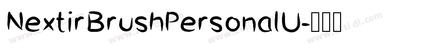 NextirBrushPersonalU字体转换
