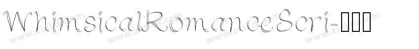 WhimsicalRomanceScri字体转换