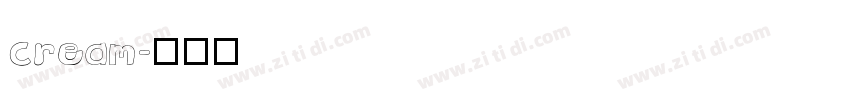 Cream字体转换