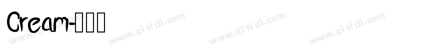Cream字体转换