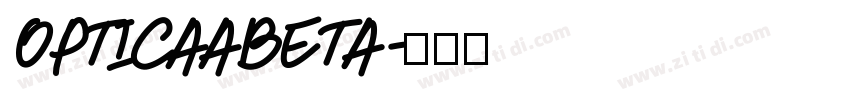 OpticaaBeta字体转换