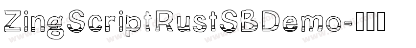 ZingScriptRustSBDemo字体转换