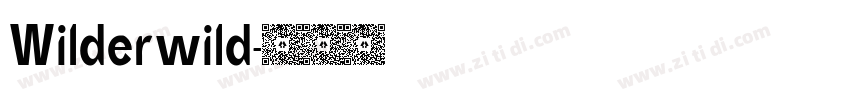 Wilderwild字体转换