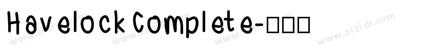 HavelockComplete字体转换