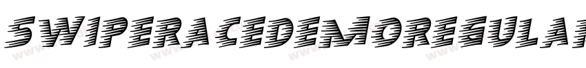 SwipeRaceDemoRegular字体转换