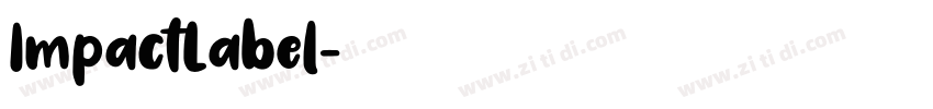 ImpactLabel字体转换
