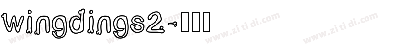 wingdings2字体转换