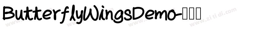 ButterflyWingsDemo字体转换
