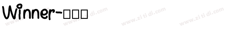Winner字体转换