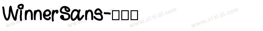 WinnerSans字体转换