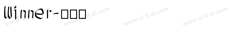 Winner字体转换