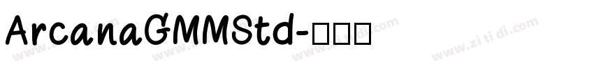ArcanaGMMStd字体转换